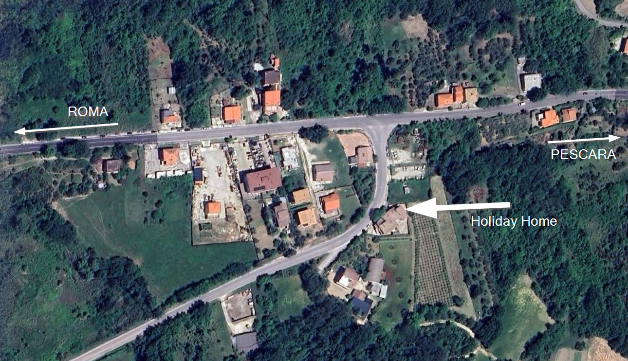 Lageplan des Ferienhauses